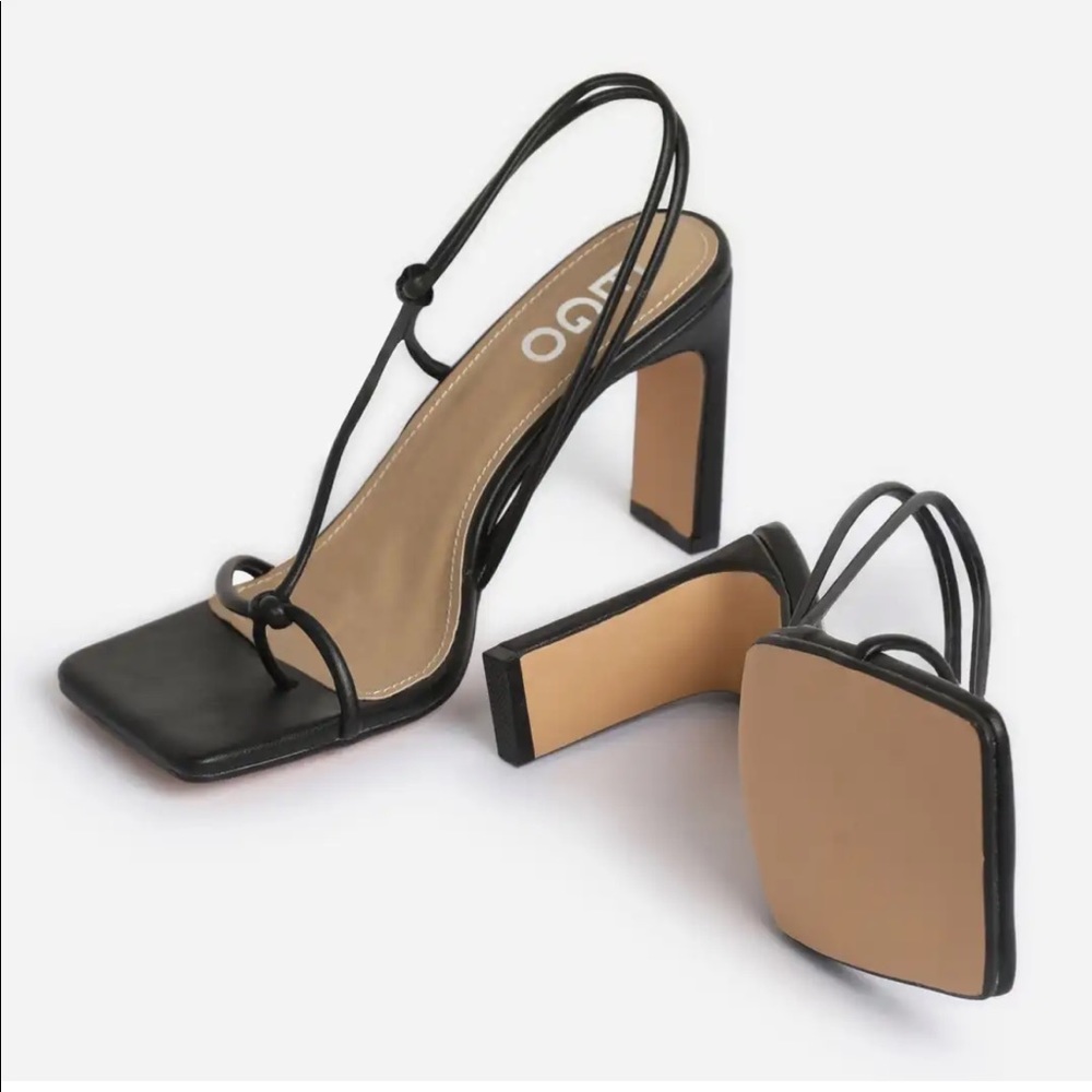 Ego square toe sandals size 7